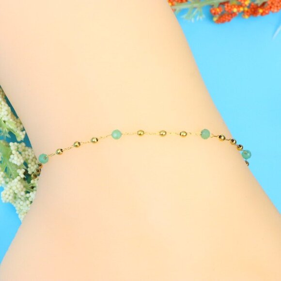 Elegant Handmade Anklet – Perfect for Women & Girls | Ideal Gift Option, DYC1373 - Picture 3 of 7